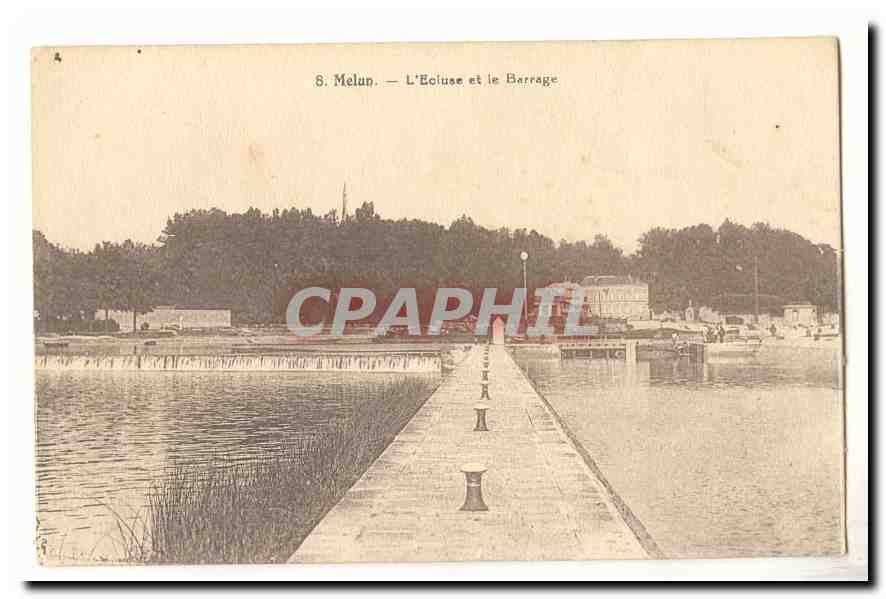 Melun — L'Écluse et le Barrage