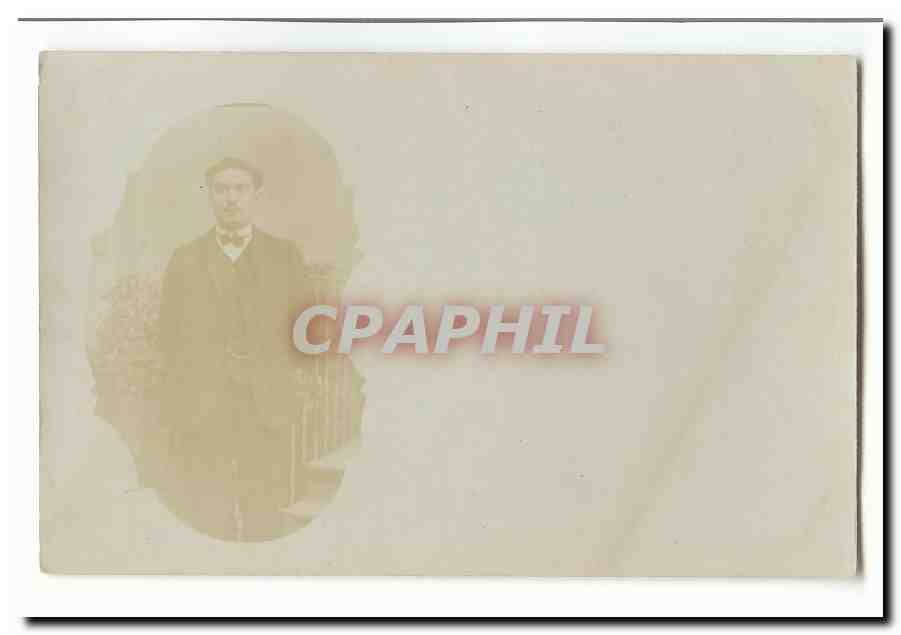 CPA Carte photo homme