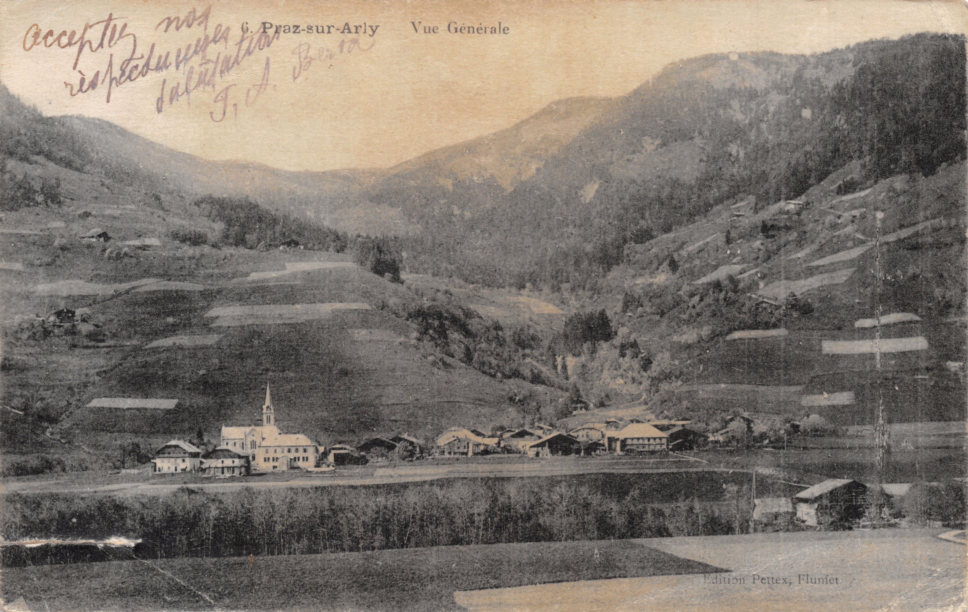 Praz-sur-Arly — Vue Générale — Édition Pertex, Fluniet