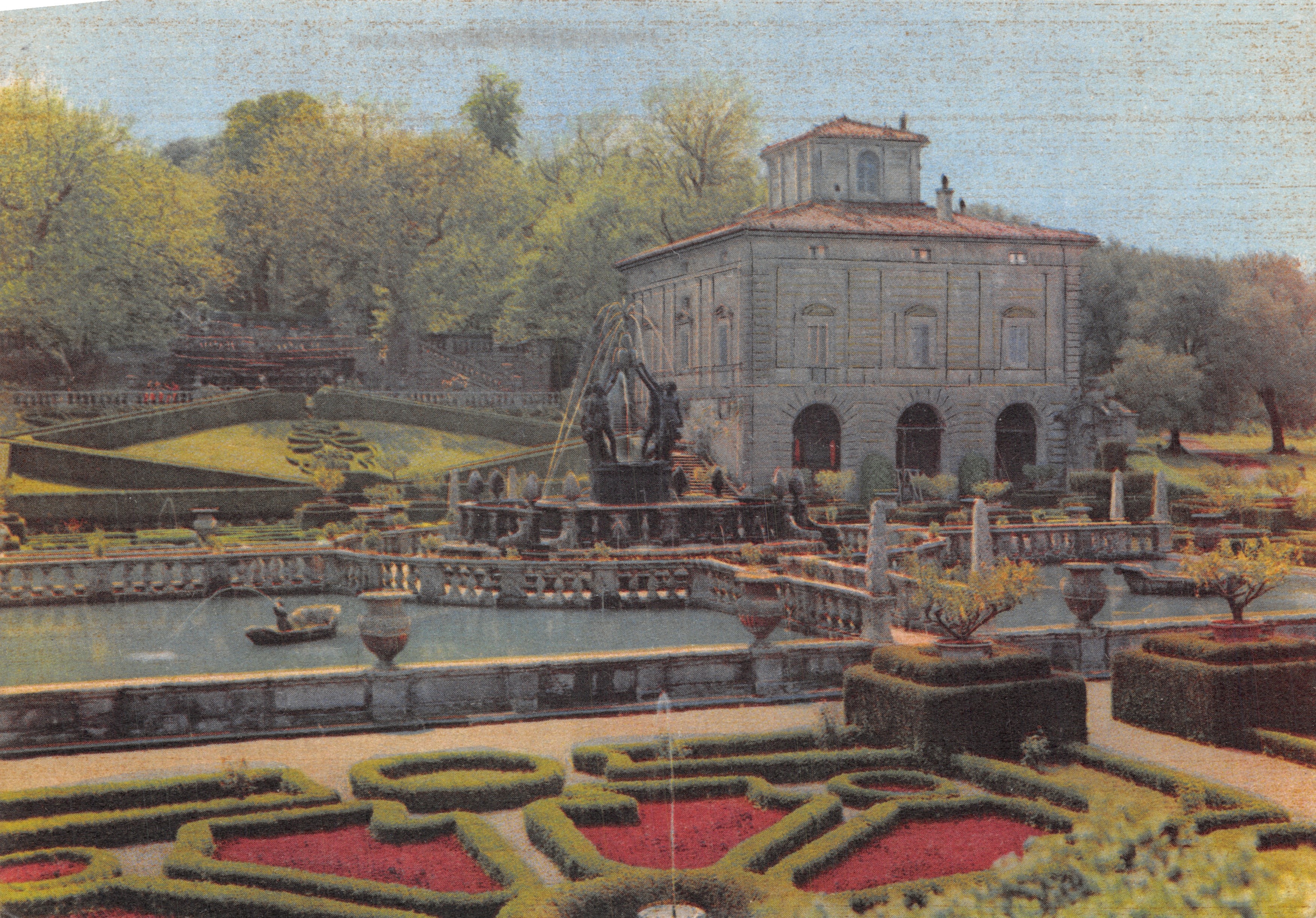 Villa Lante à Bagnaia — Jardins et fontaines — RICORDI Officine Grafiche S.p.A. Milano