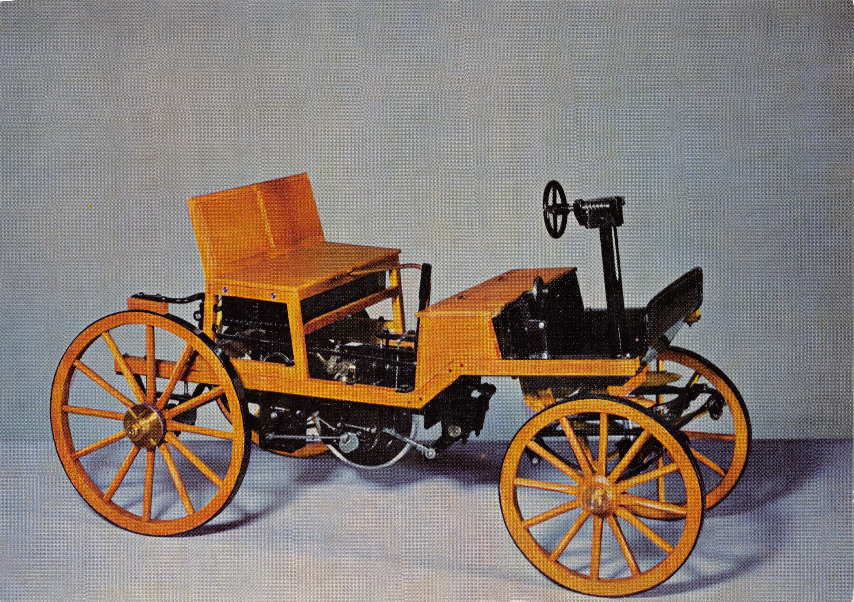 Modèle du véhicule à moteur de Siegfried Marcus — 1875 — éditeur Science Museum Group Print Group Ltd