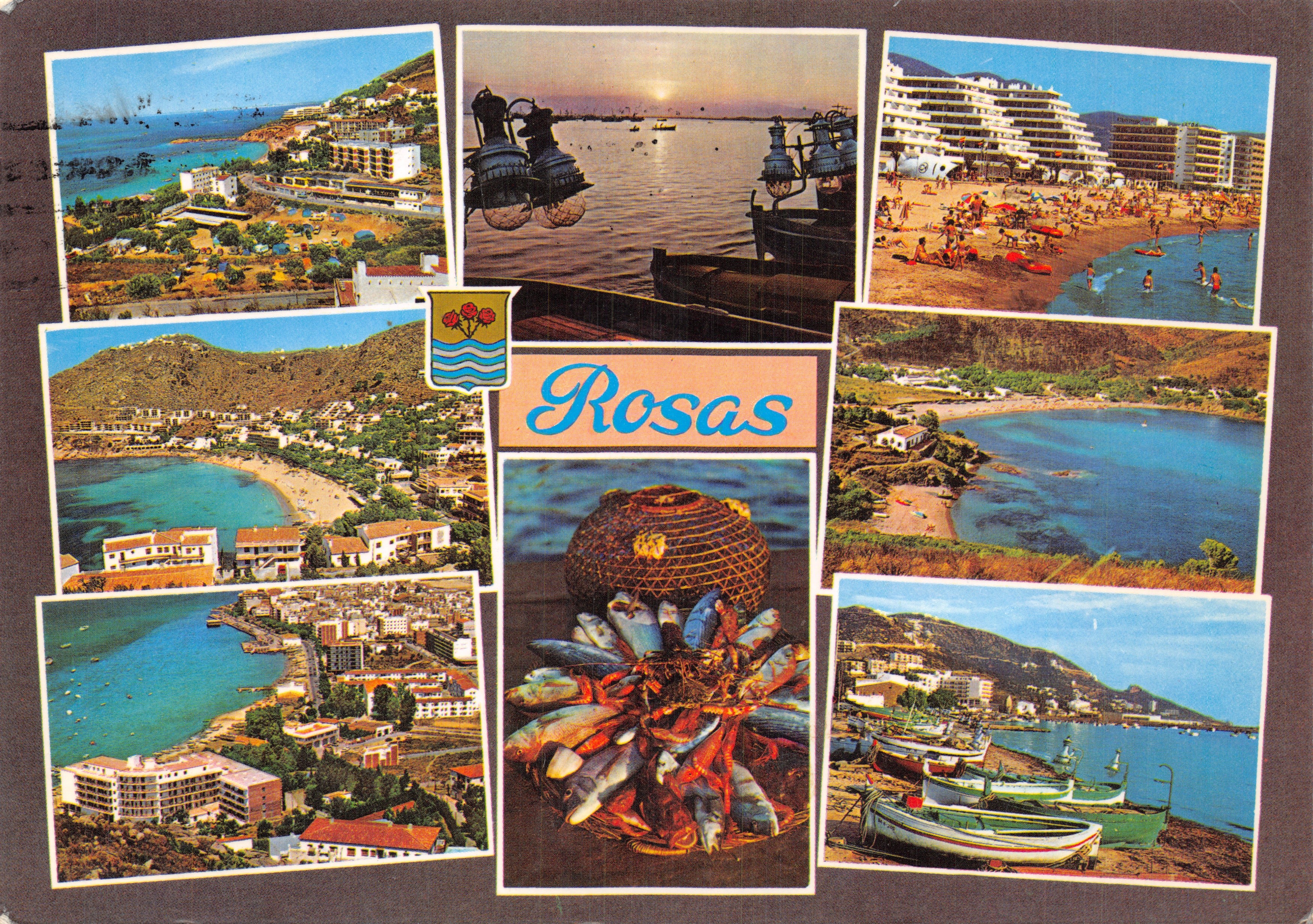 Rosas — vue panoramique et aspects variés — Verticrom, S.A. N° 3207 m