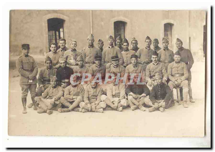 CPA CArte photo Militaria Regiment