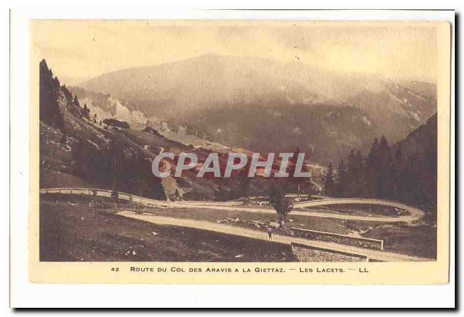Route du Col des Aravis à La Giettaz — Les Lacets — LL — n°42