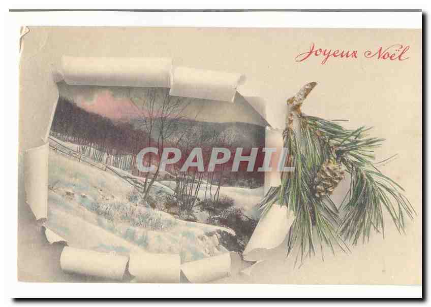 CPA Fantaisie Joyeux Noel