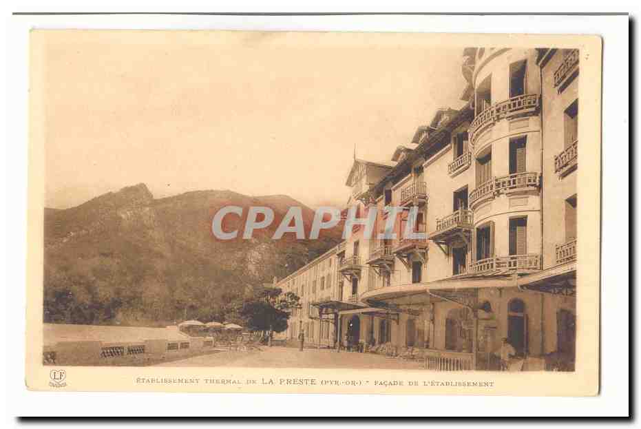 CPA Etablissement Thermal de la Preste Facade de l'etablissement