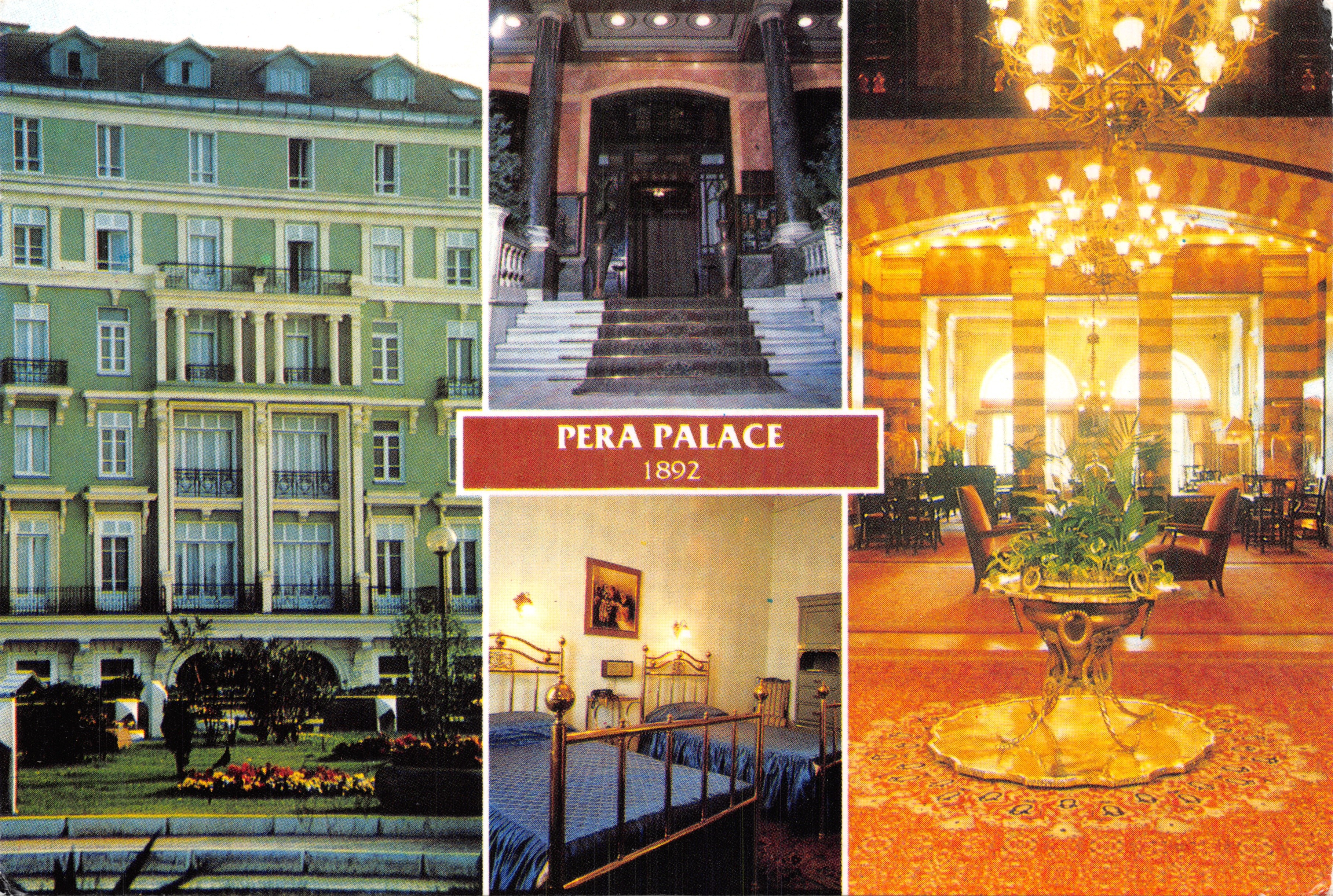 Отель Pera Palace — вид снаружи, входа и холла — издатель EFES COLOR