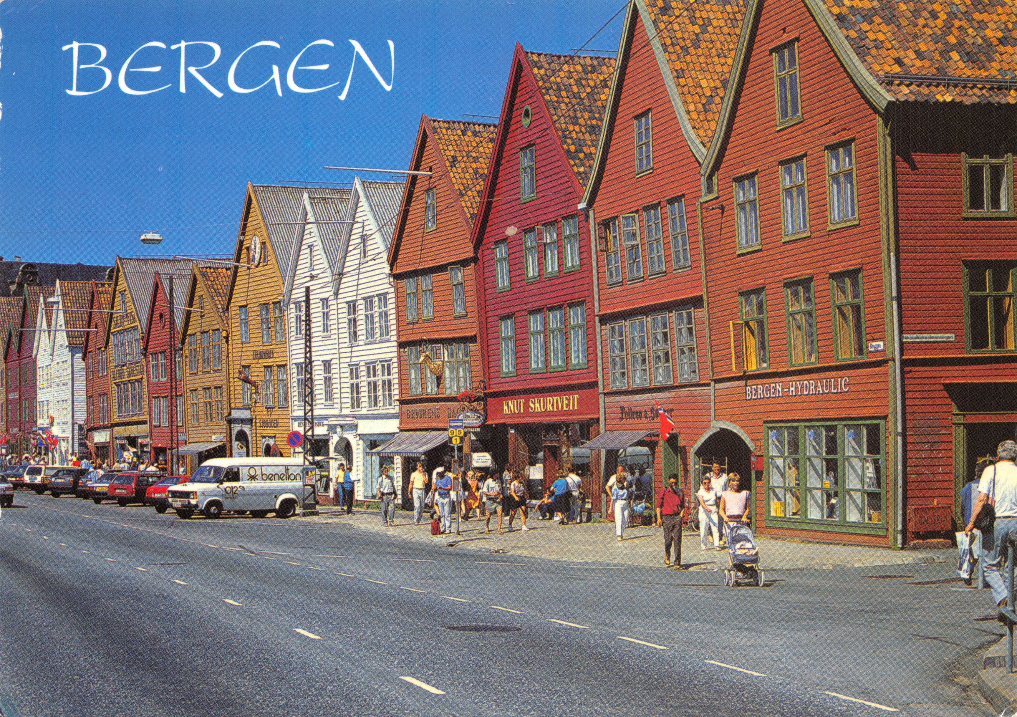 Bergen — vue de Bryggen — éditeur Bergen Grafisk A.S
