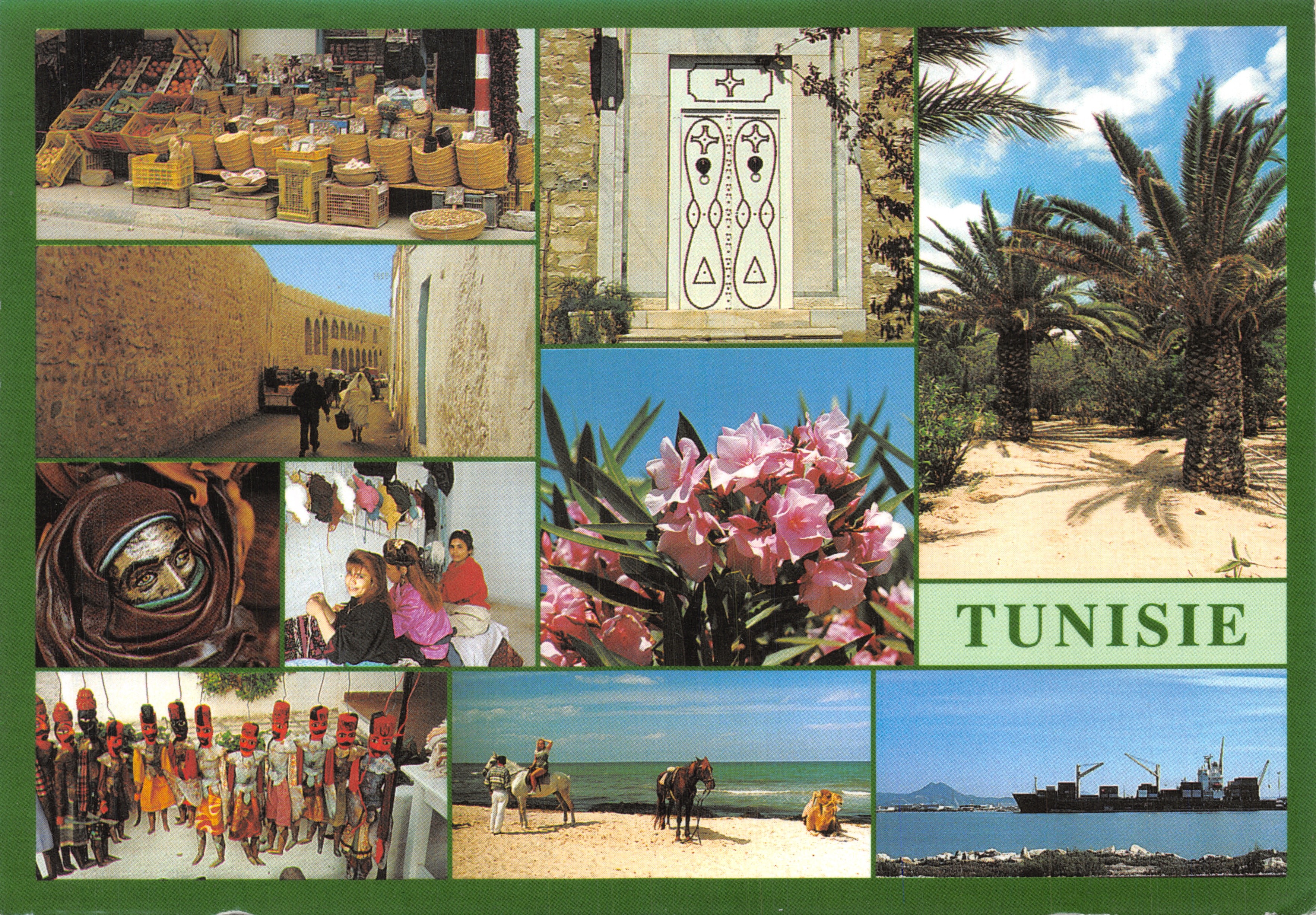 Tunisie — collage de scènes locales — Schneider-Édition