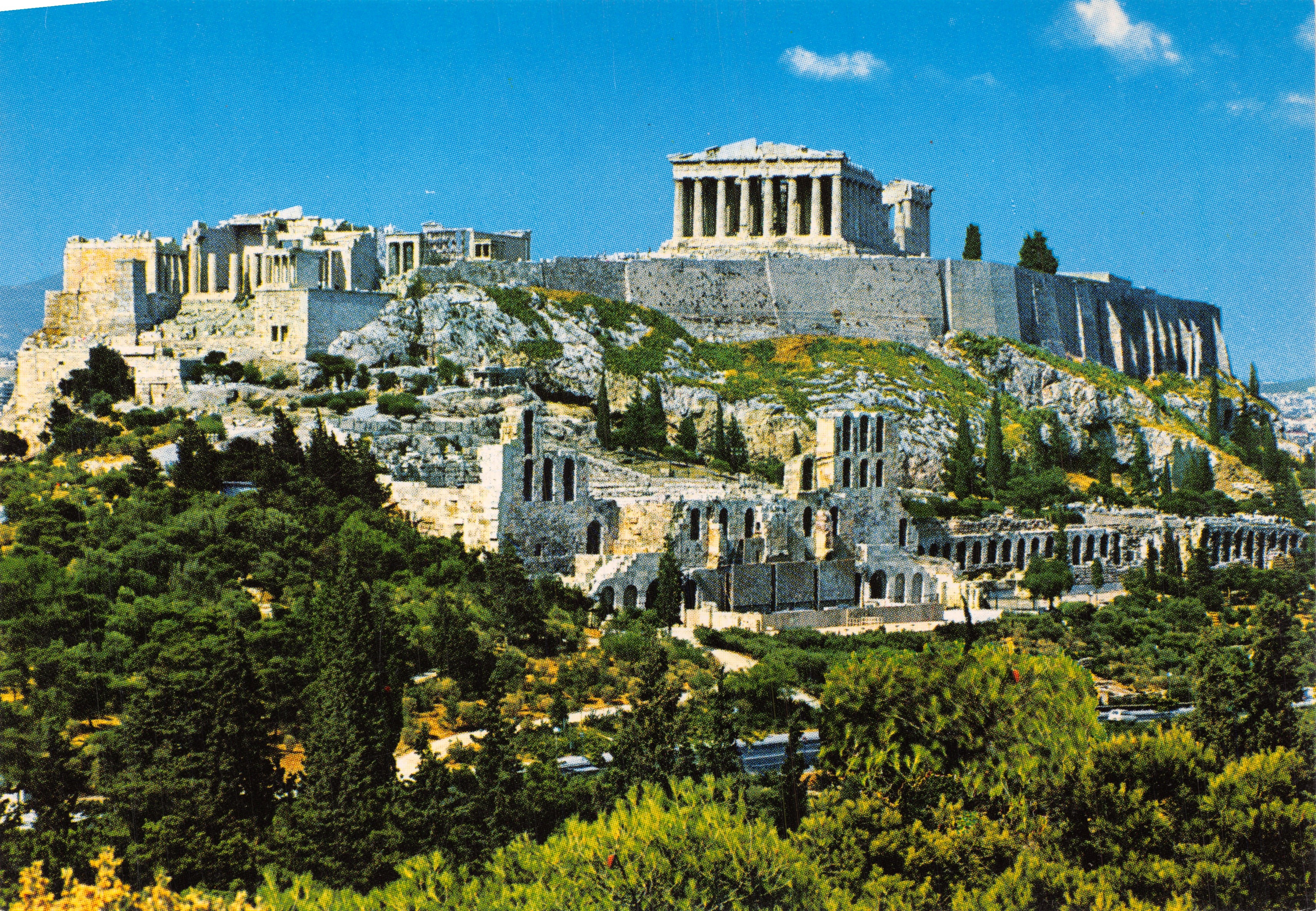 Athènes — Vue de l'Acropole — Éditeur non visible