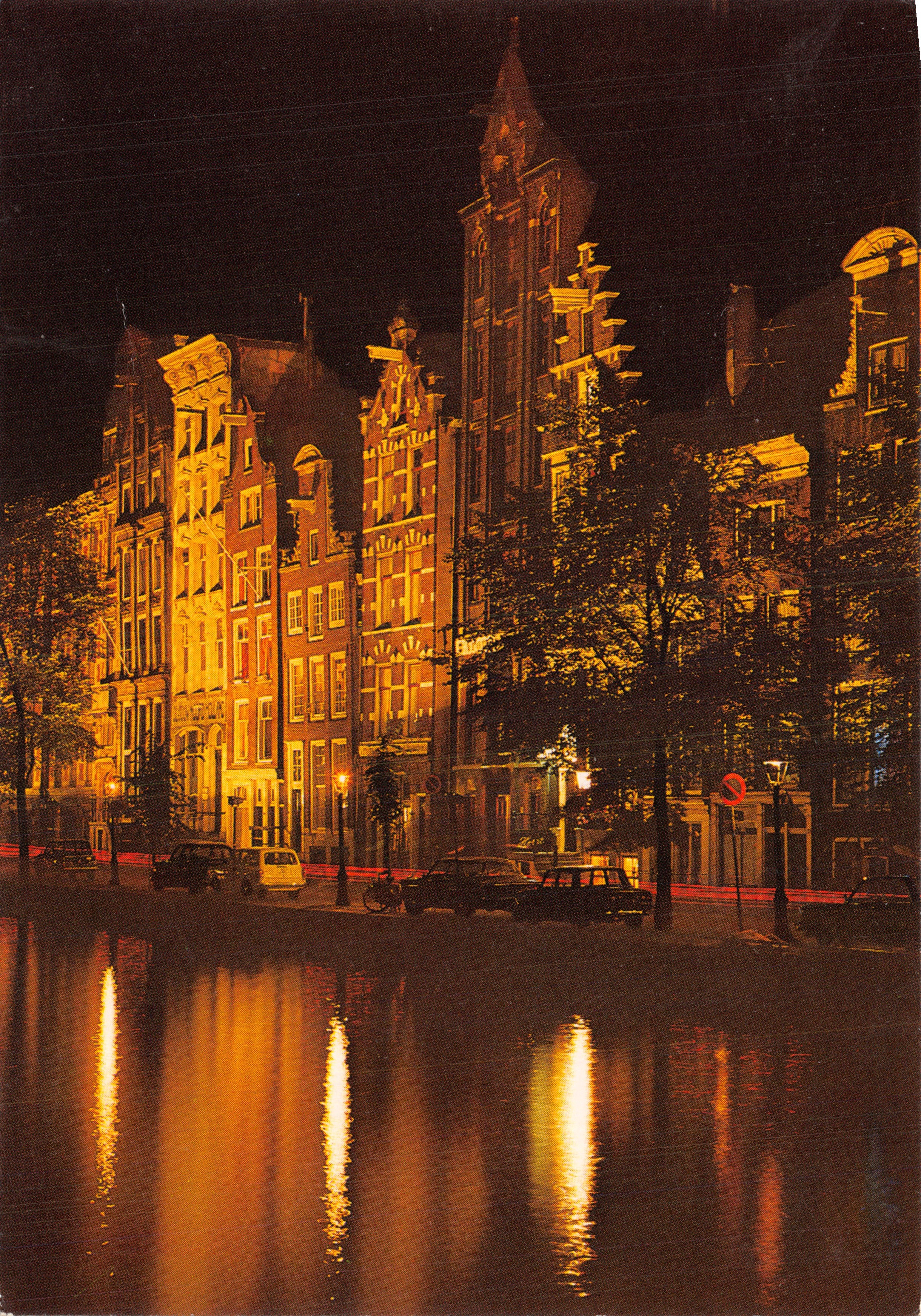 Amsterdam — Keizersgracht avec façades caractéristiques — éditeur gebr. spanjersberg, n° A 86