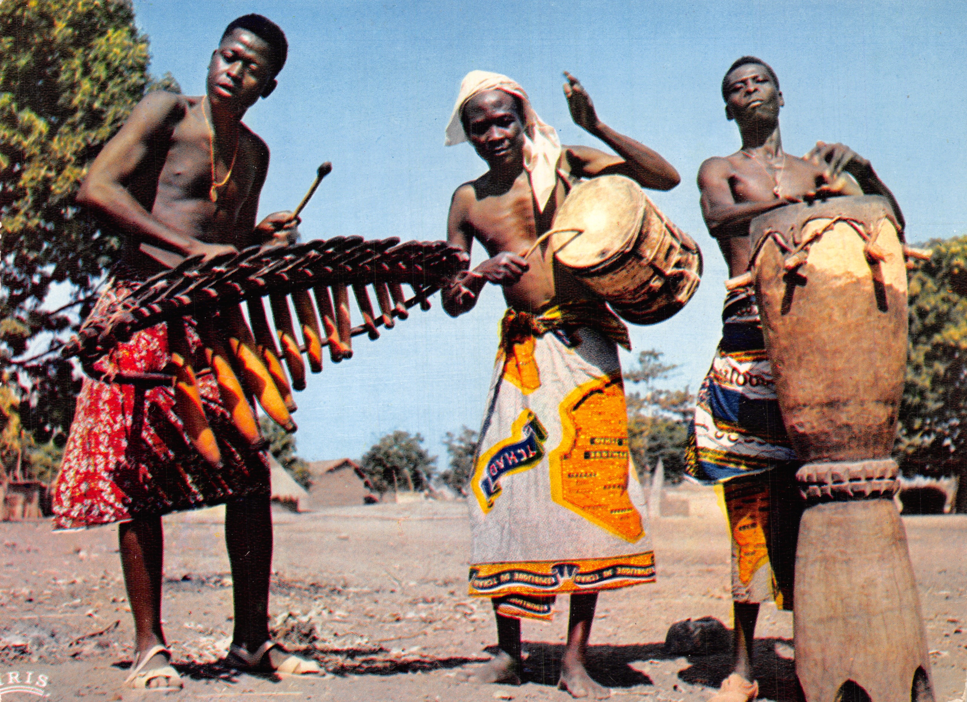 Afrique en couleurs — Séance de tam-tam — Éditions HOA-QU