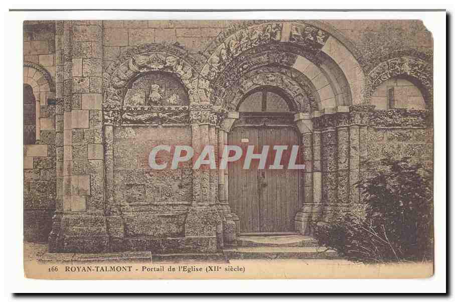 Royan Talmont CPA Portail de l'eglise (12eme)