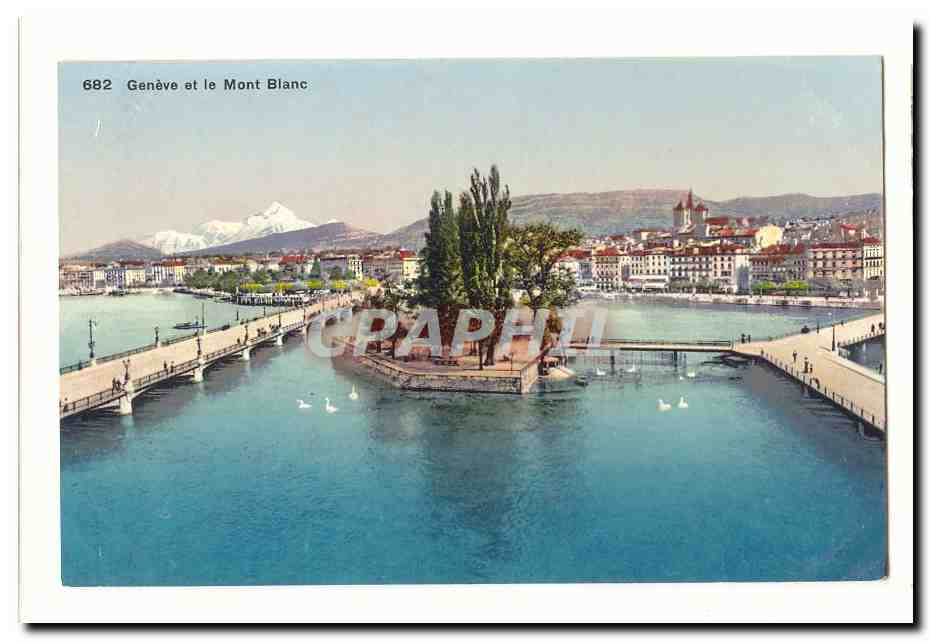 suisse CPA geneve et le Mont Blanc
