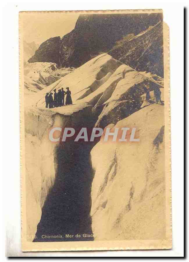 Chamonix CPA Mer de glace