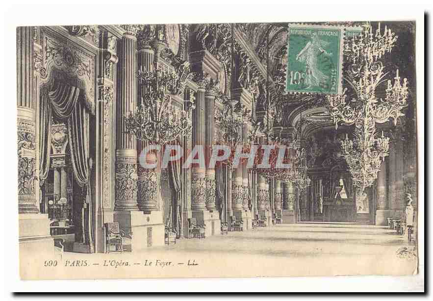 Paris (8eme) CPA L'opera Le foyer