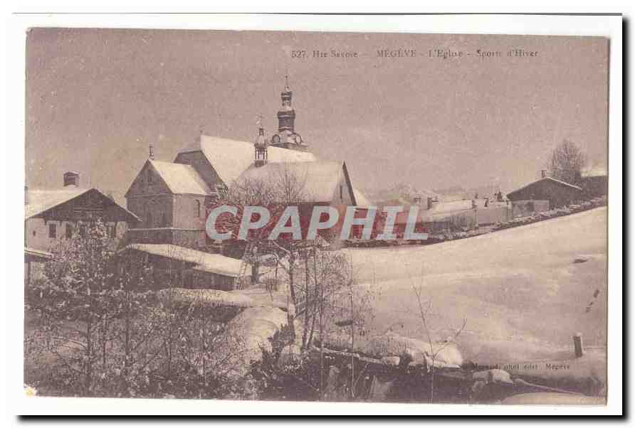 Megeve CPA L'eglise Sports d'hiver