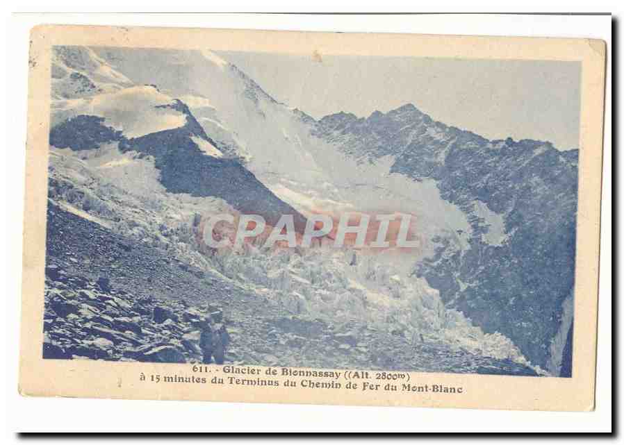 Glacier de Blonnassay — Alt. 2800m — à 15 minutes du Terminus du Chemin de Fer du Mont-Blanc — n° 611