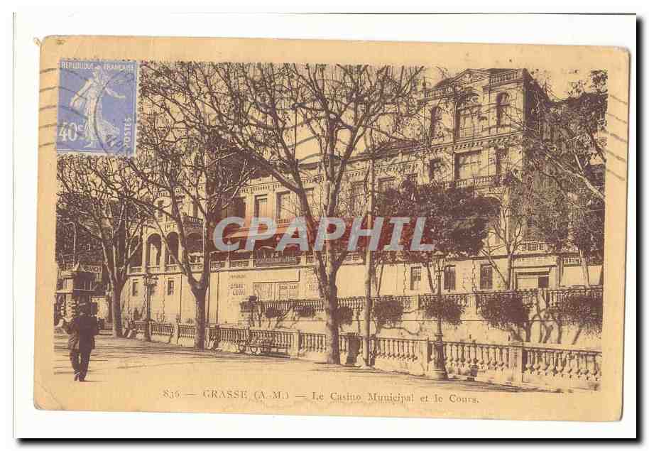 Grasse CPA Le casino municipal et le cours