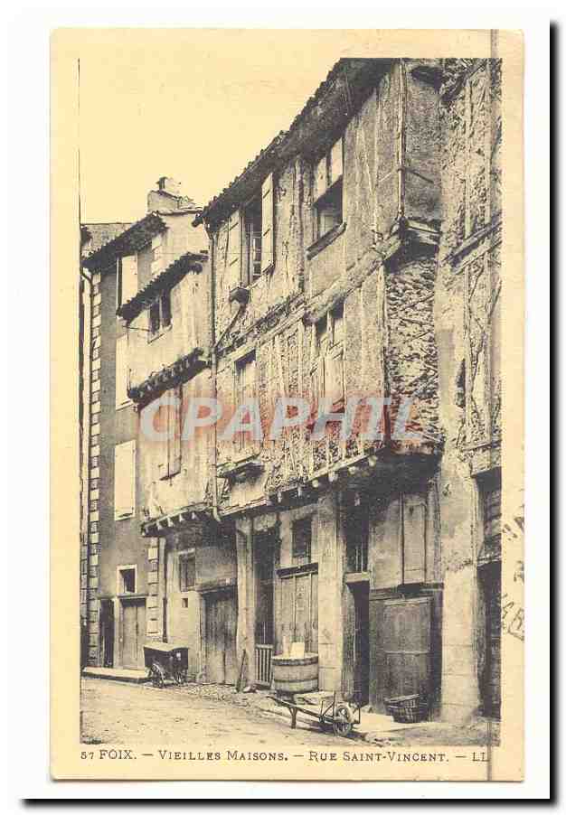 Foix CPA Vieilles maisons Rue Saint Vincent