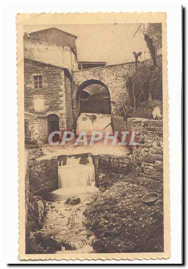Paysage avec cascade et arcade — éditeur inconnu