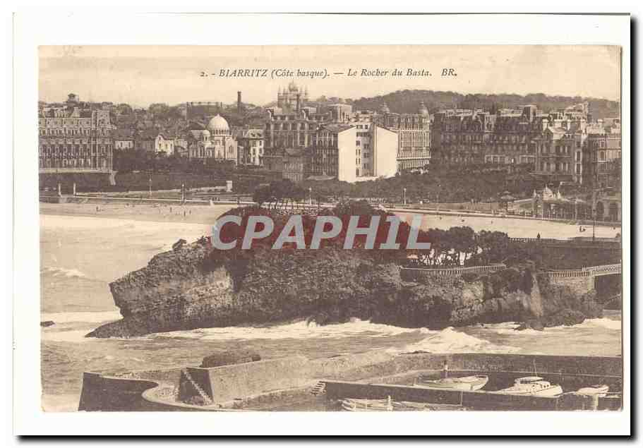 Biarritz CPA Le rocher du Basta