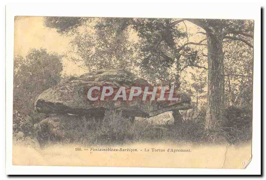 La Tortue d'Aprémont — Fontainebleau-Barbizon — n° 160