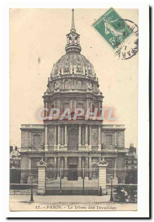 Paris (4eme) CPA Le dome des Invalides