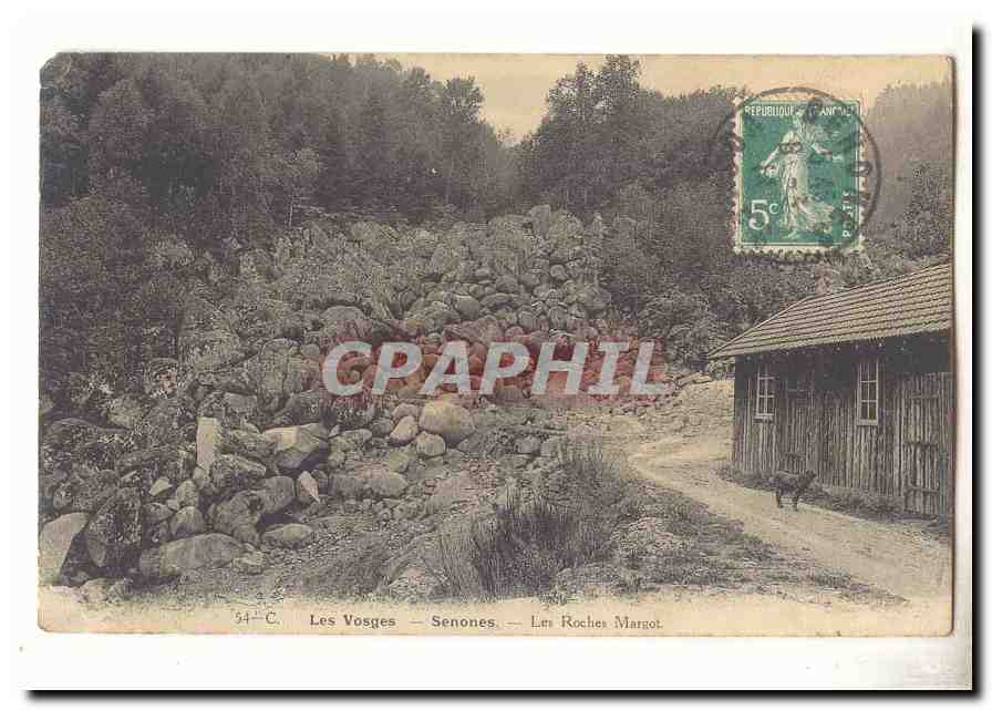 CPA Les Vosges Senones Les Roches Margot
