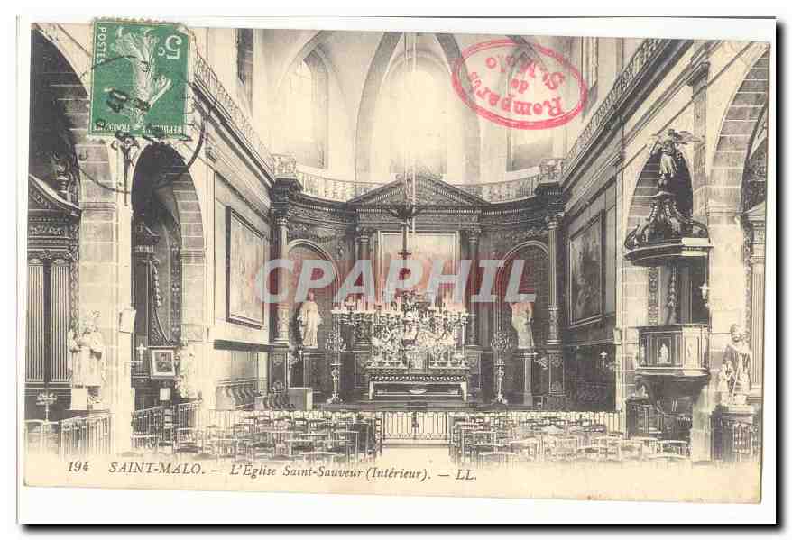 Saint-Malo — La Chiesa di San Salviatore (Interno) — LL