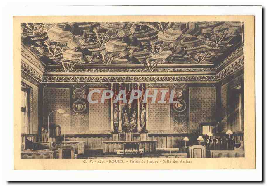 rouen CPA Palais de justice Salle des assises