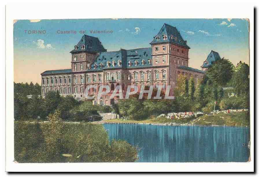 Italie Italia Torino CPA Castello del Valentino