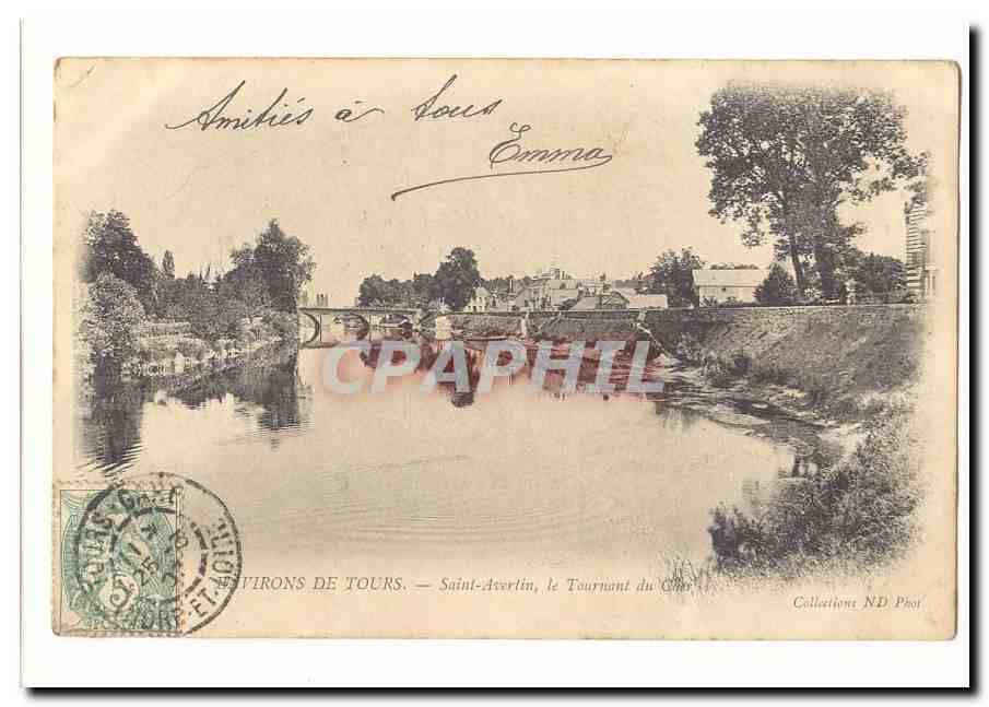 environs de Tours CPA Saint Avertin Le Tournant du Cher