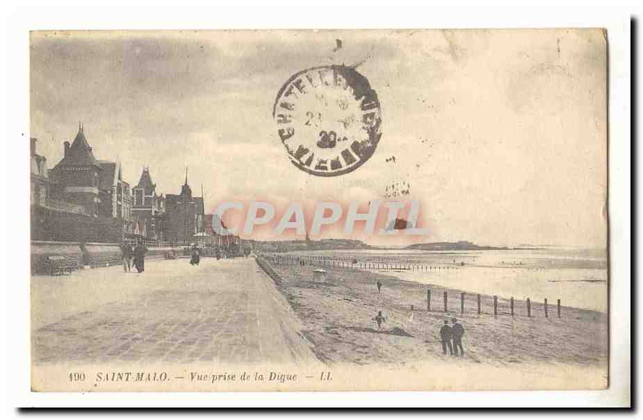 Saint-Malo — Ansicht vom Damm — I.L.