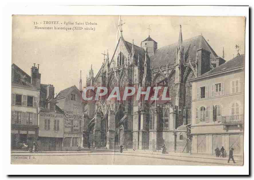 Troyes - Kirche Saint-Urbain - Historisches Denkmal (13. Jahrhundert)
