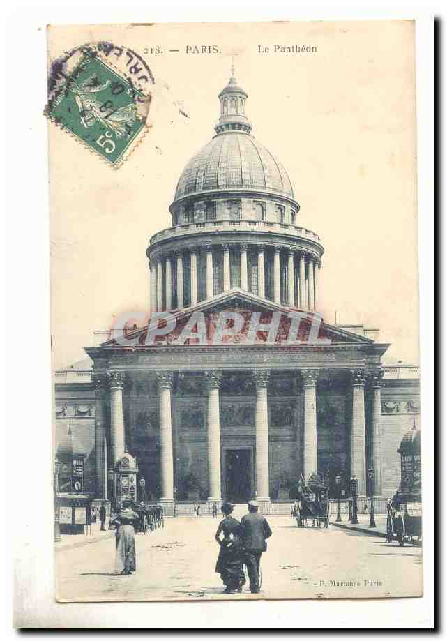 Paris (5eme) CPA Le Pantheon)