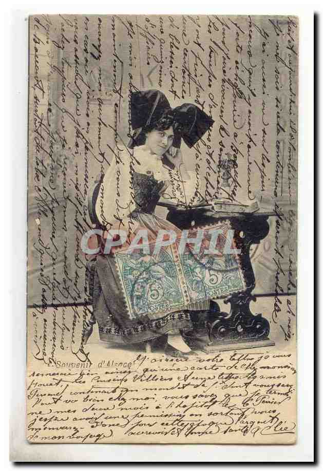 CPA CPA Souvenir d´Alsace