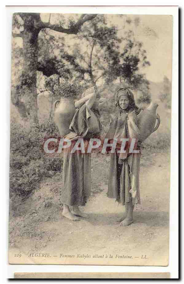 Algérie — Femmes Kabyles allant à la Fontaine — LL. — n° 229