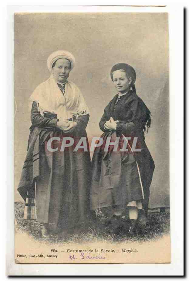 Costume de la SAvoie CPA Megeve (SAvoie) TOP