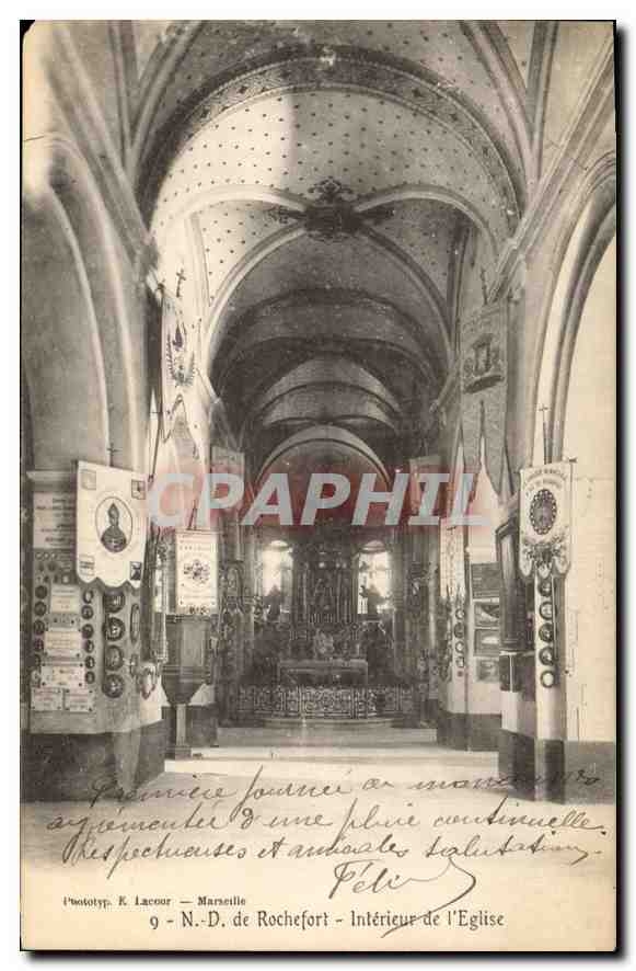 CPA N D de Rochefort Interieur de l'Eglise 