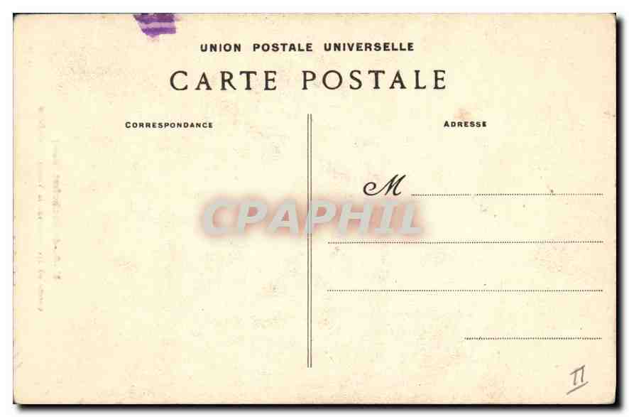 CPA N D de Rochefort Gard Grotte ou fut retrouvee la Vierge Miraculeuse  — Verso