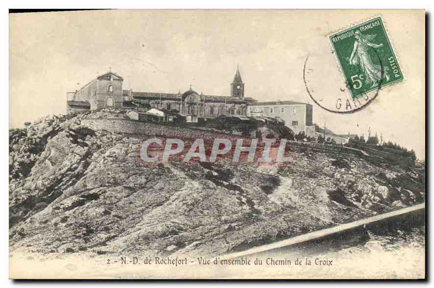 CPA N D de Rochefort Vue d'Ensemble du Chemin de la Croix 