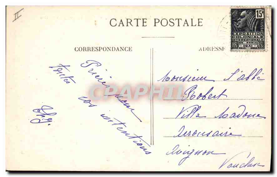 N.-D. de ROCHEFORT (Gard) — La Ste Montagne, vue de la gorge voisine — Rückseite