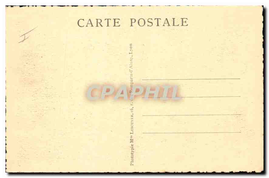 CPA Notre Dame de Rochefort Gard La Monastere Le puits des moines  — Verso