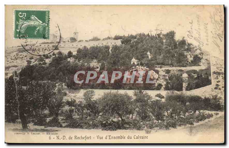 CPA N D de Rochefort Vue d'Ensemble du Calvaire 