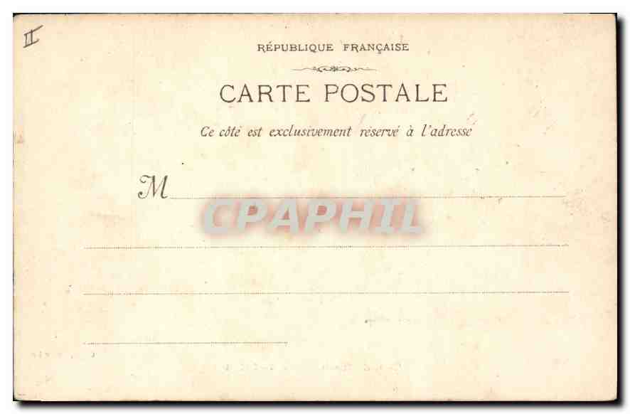 CPA N D de Rochefort l'Eglise  — Rückseite