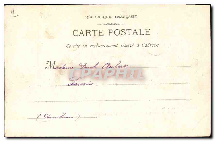 N.D. de Rochefort — Vue d'Ensemble du Chemin de la Croix — Phototypie E. Laccour, Marseille — Verso
