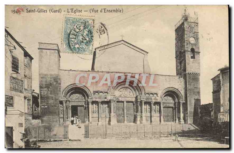 Saint-Gilles (Gard) - L'Église — Vue d'Ensemble — Éditeur: Demonty & Jacoue, Marseille