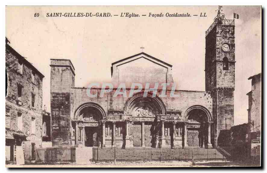 Saint-Gilles-du-Gard — Die Kirche — Westfassade — LL