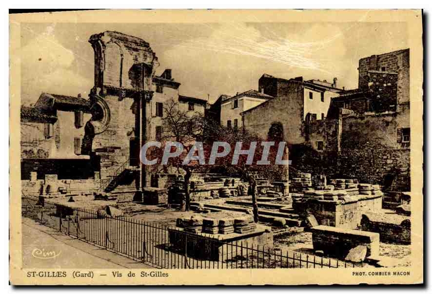 CPA Saint Gilles Gard Vis de Saint Gilles 